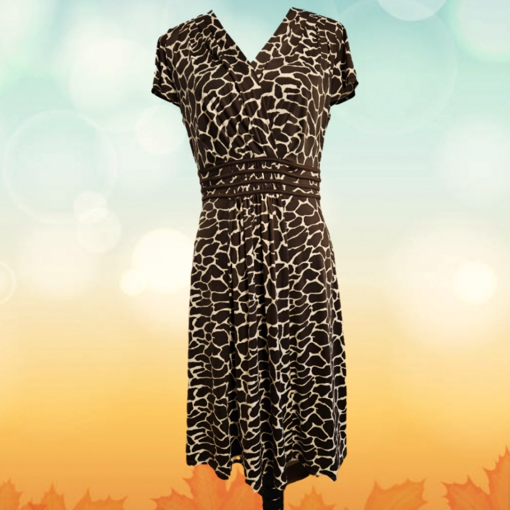 Worthington Dress Animal Print (Giraffe) Size M